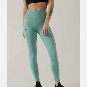 Athleta Rainier Tight, Dusty Jade, size Small Petite